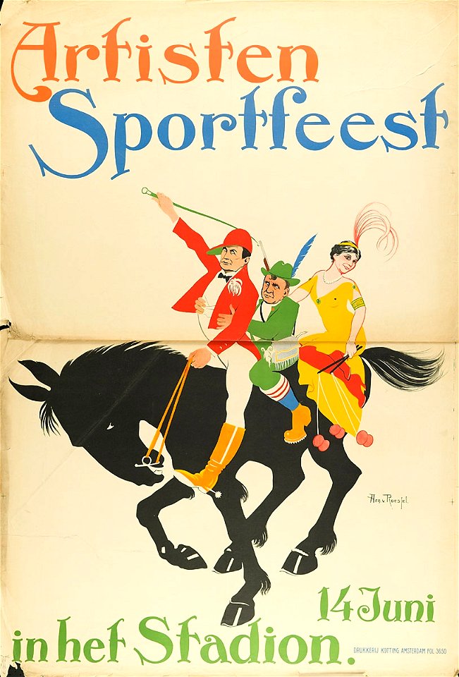 Artisten Sportfeest 14 Juni in het Stadion