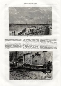 Article on Decauville's beet carrier exhibited at the 1878 World's Fair in Paris (illustrated by Jules Férat)