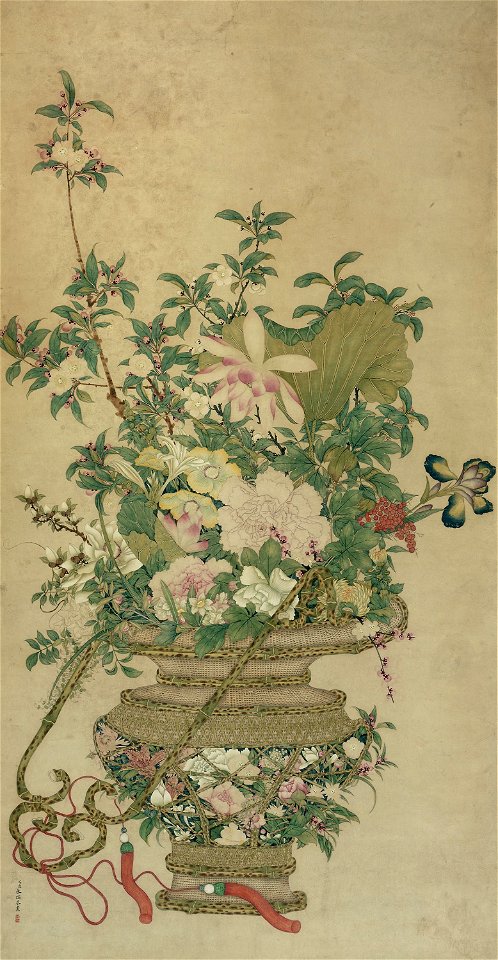 Artist Unknown - Flowers of the Four Seasons - 1947.390 - Art Institute of Chicago