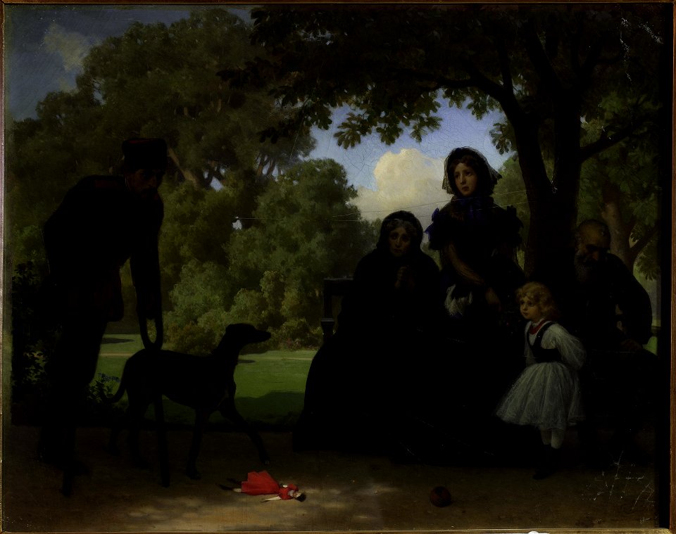 Artur Grottger - In the Saxon Garden - MP 329 - National Museum in Warsaw