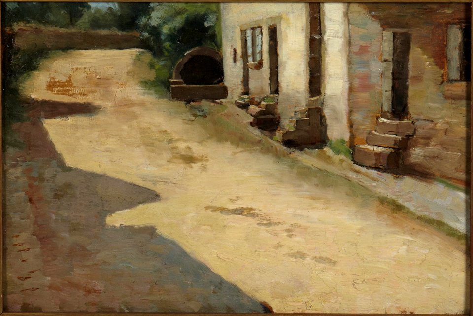 Arthur Wesley Dow - Rue Abbes Tanguy, Pont Aven - 2009-87 - Princeton University Art Museum