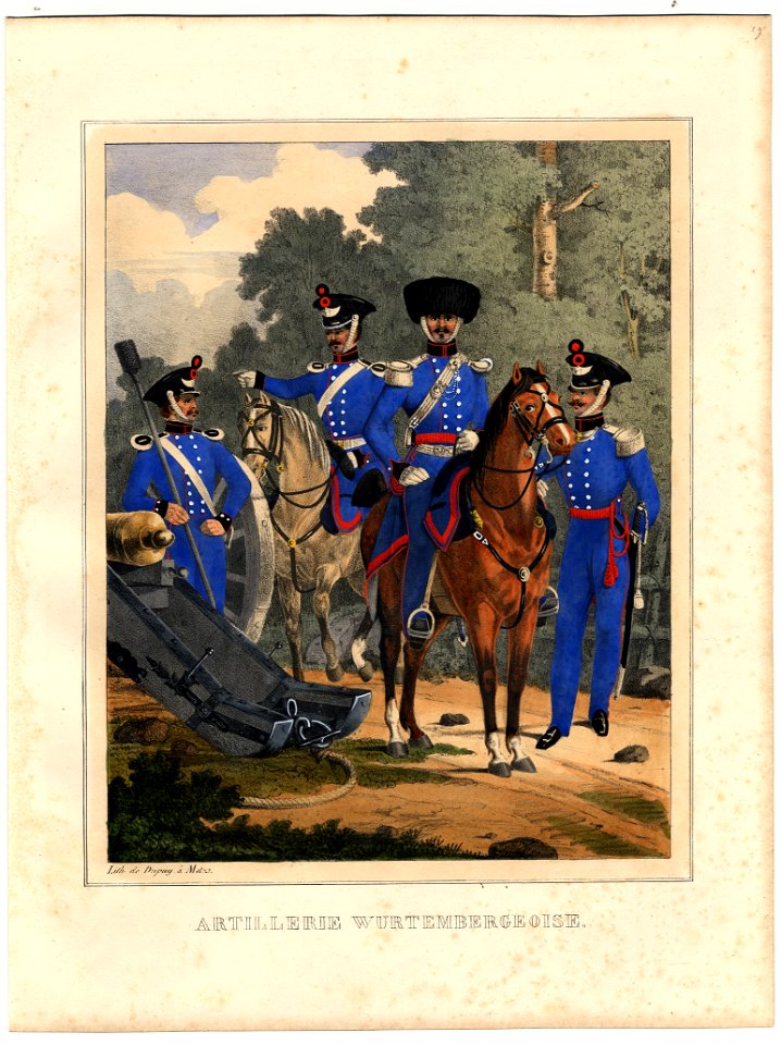 Artillerie wurtembergeoise FIE IPO 022