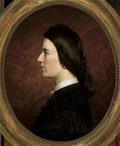 Artur Grottger - Portrait of Maria Sawiczewska, artist’s sister - MP 2424 MNW - National Museum in Warsaw. Free illustration for personal and commercial use.
