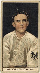Arthur Wilson, New York Giants, baseball card portrait LCCN2008677991