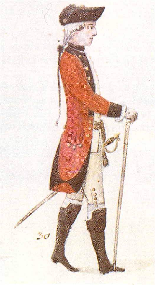 Artillery lieutenant by Brotze