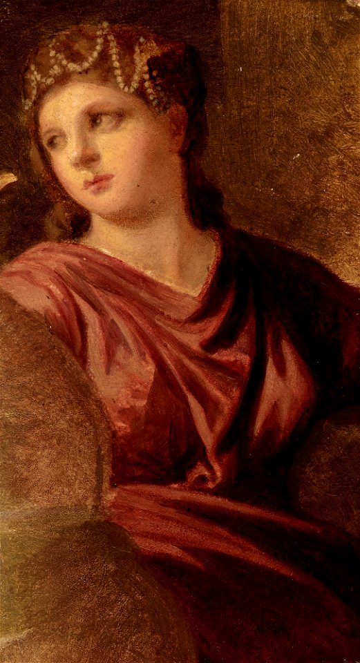 Artur Grottger - Woman with Pearls in Her Hair - MNK II-a-976 - National Museum Kraków