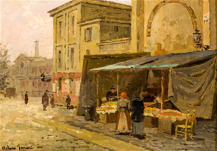 Arturo Ferrari Fianco di San Nazaro Milano 1918