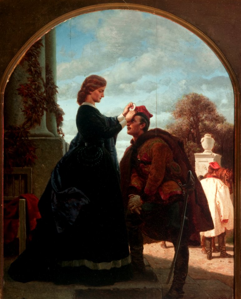 Artur Grottger - Year 1863 – Leave-Taking - MNK II-a-249 - National Museum Kraków