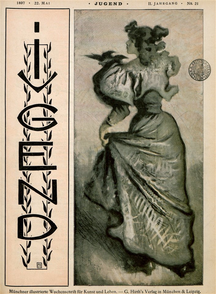 Arturo Rietti - Jugend Nr. 21, 1897