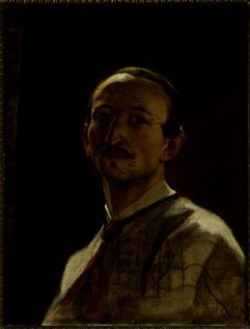 Artur Grottger - Self-portrait - MP 325 - National Museum in Warsaw. Free illustration for personal and commercial use.