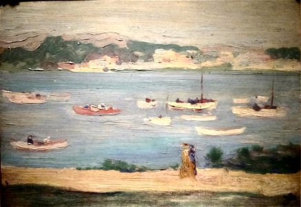 Artist unknown, Scene of the Dalmatia Coast near Split, 1880, purchased as a Whistler