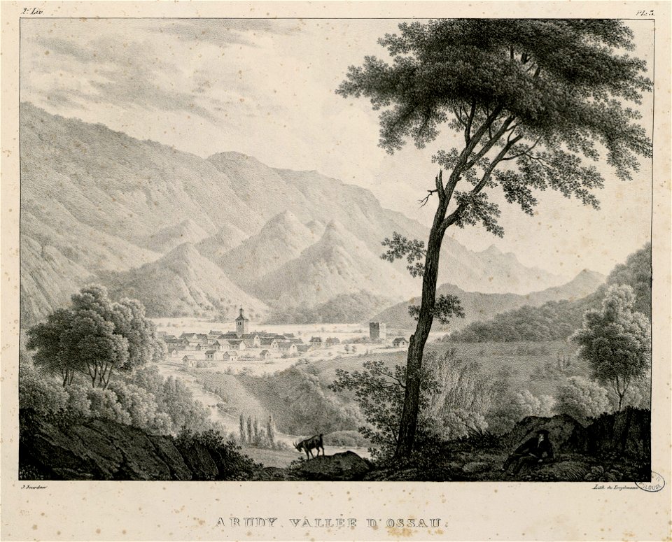 Arudy, vallée d'Ossau (2° liv., pl. 5) - Fonds Ancely - B315556101 A FROSSARD 1 045