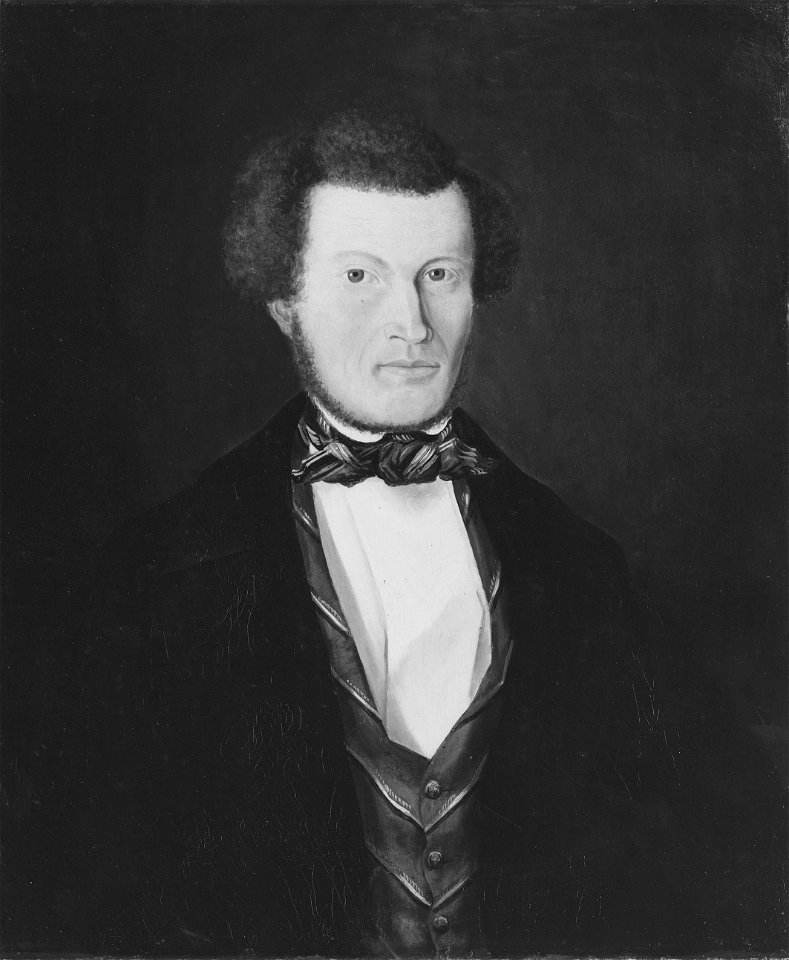Arvid Larsson, 1785-1841, rusthållare, gift med Eva Sophia Fridman (Marcus Larson) - Nationalmuseum - 39434