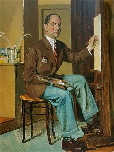 Arvid Fougstedt självporträtt11