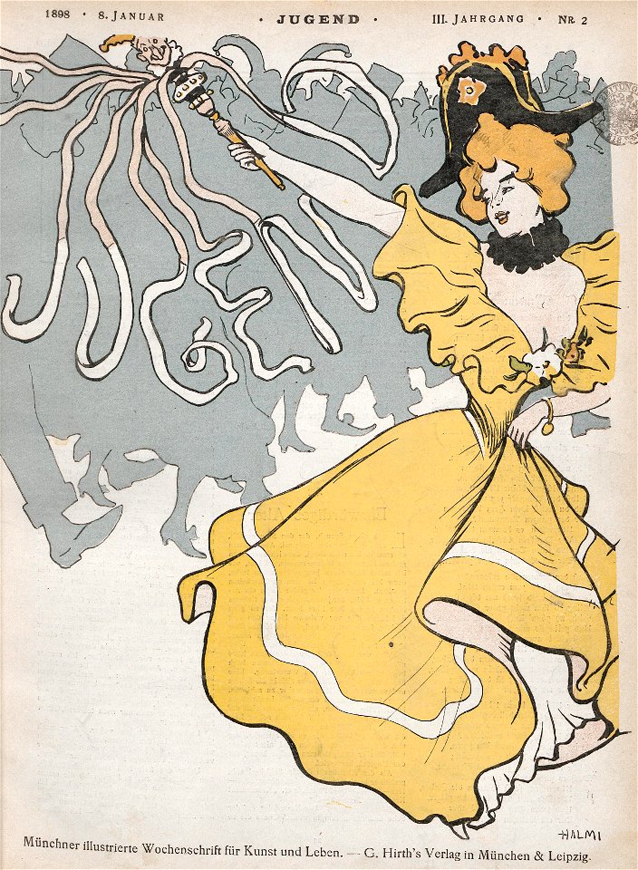 Artúr Halmi - Jugend Nr. 02, 1898