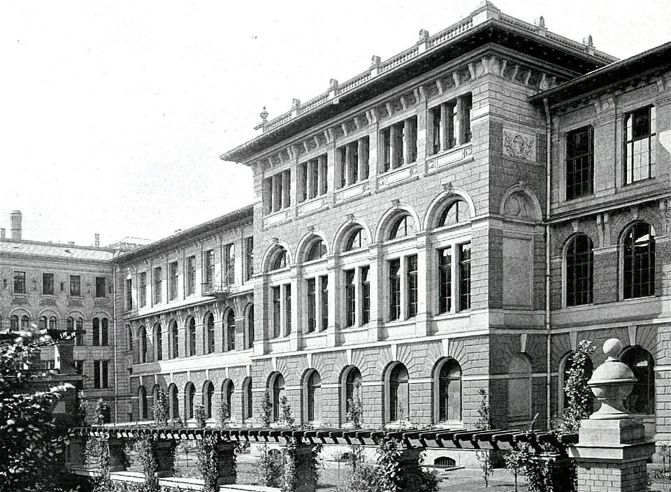 Arwed Rossbach und seine Bauten, Berlin 1904, Leipzig Johanneum, Südfront, Erbaut von 1891 bis 1897