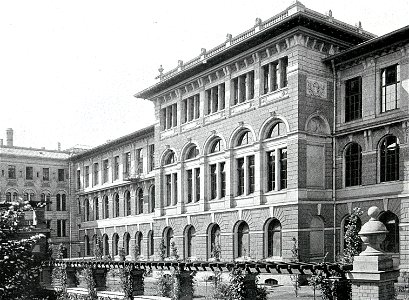 Arwed Rossbach und seine Bauten, Berlin 1904, Leipzig Johanneum, Südfront, Erbaut von 1891 bis 1897