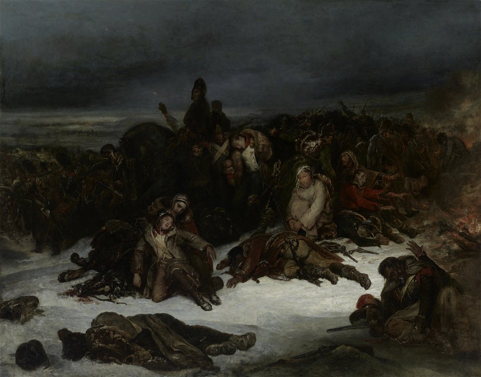 Ary Scheffer - The Retreat of Napoleon’s Army from Russia in 1812 - 2011.136.1 - Yale University Art Gallery