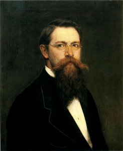 Arvid Liljelund self-portrait