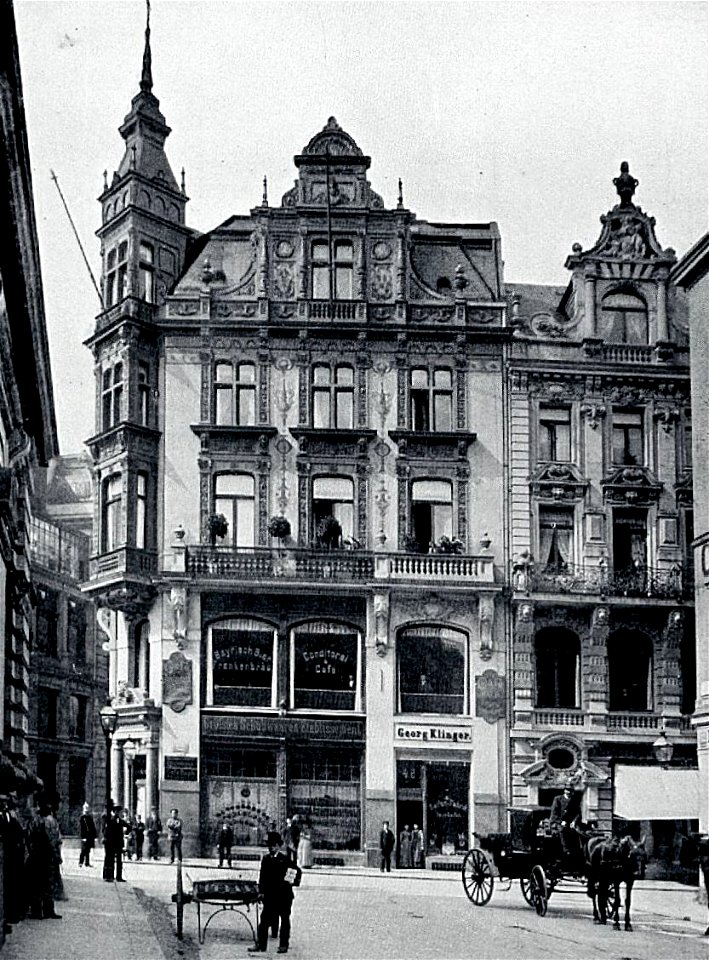 Arwed Rossbach und seine Bauten, Berlin 1904, Leipzig, Geschäftshaus Klinger