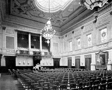 Arwed Rossbach und seine Bauten, Berlin 1904, Leipzig Universität, Aula, Erbaut von 1891 bis 1897