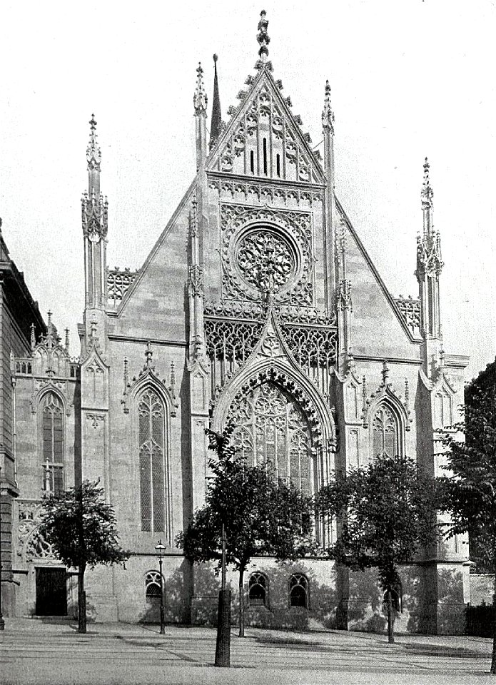 Arwed Rossbach und seine Bauten, Berlin 1904, Leipzig, Paulinerkirche, Ansicht nach dem Umbau. Erbaut von 1898 bis 1899