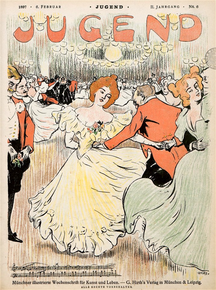 Artúr Halmi - Jugend Nr. 6, 1897