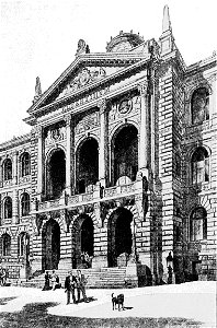 Arwed Rossbach und seine Bauten, Berlin 1904, Leipzig Albertinum, Mittelbau