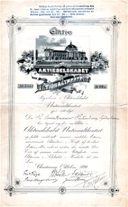 AS Nationaltheatret 100 nkr 1898
