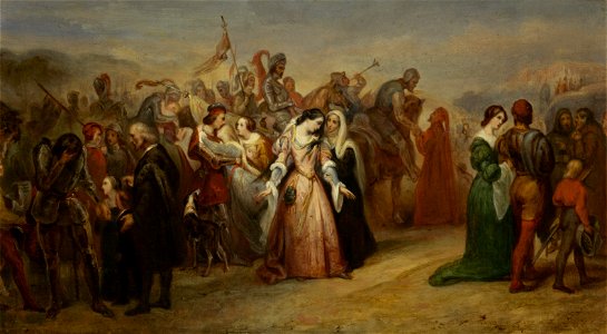 Ary Scheffer - Lenore - de terugkeer van het leger - BR1362 - Rijksmuseum Twenthe