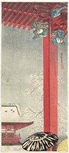 Asakusa Kannon-dō by Takahashi Shōtei