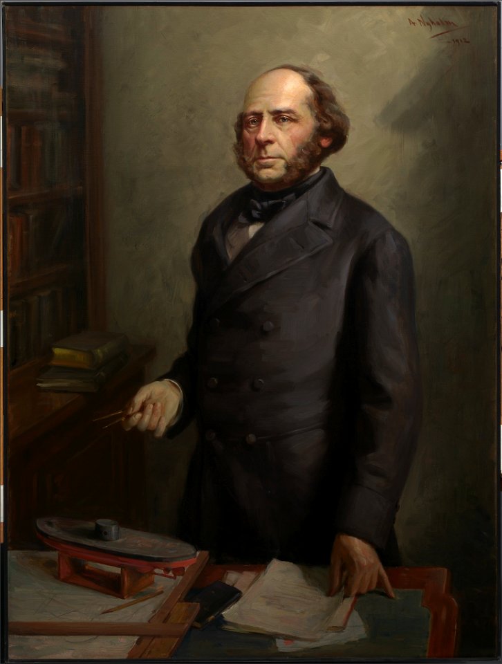 Arvid Frederick Nyholm - John Ericsson - NPG.66.54 - National Portrait Gallery