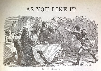 As You Like it Lithograph