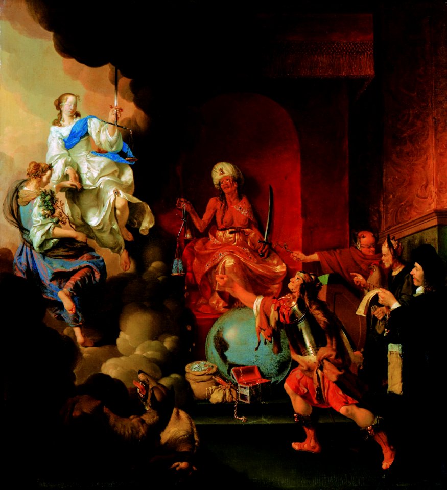 Ary de Vois - Allegory of enthroned injustice - M.Ob.849 MNW - National Museum in Warsaw