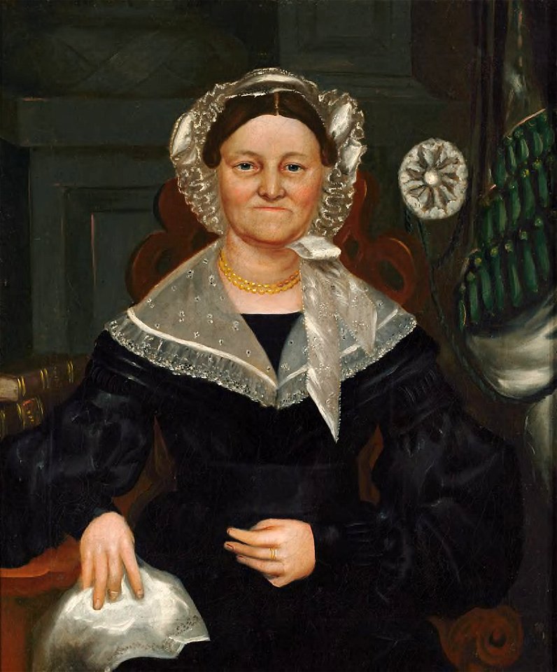 Asahel Lynde Powers - Mary Smith Clark (Mrs. Benjamin Clark) (1782-1858) - 1979.316 - Fogg Museum