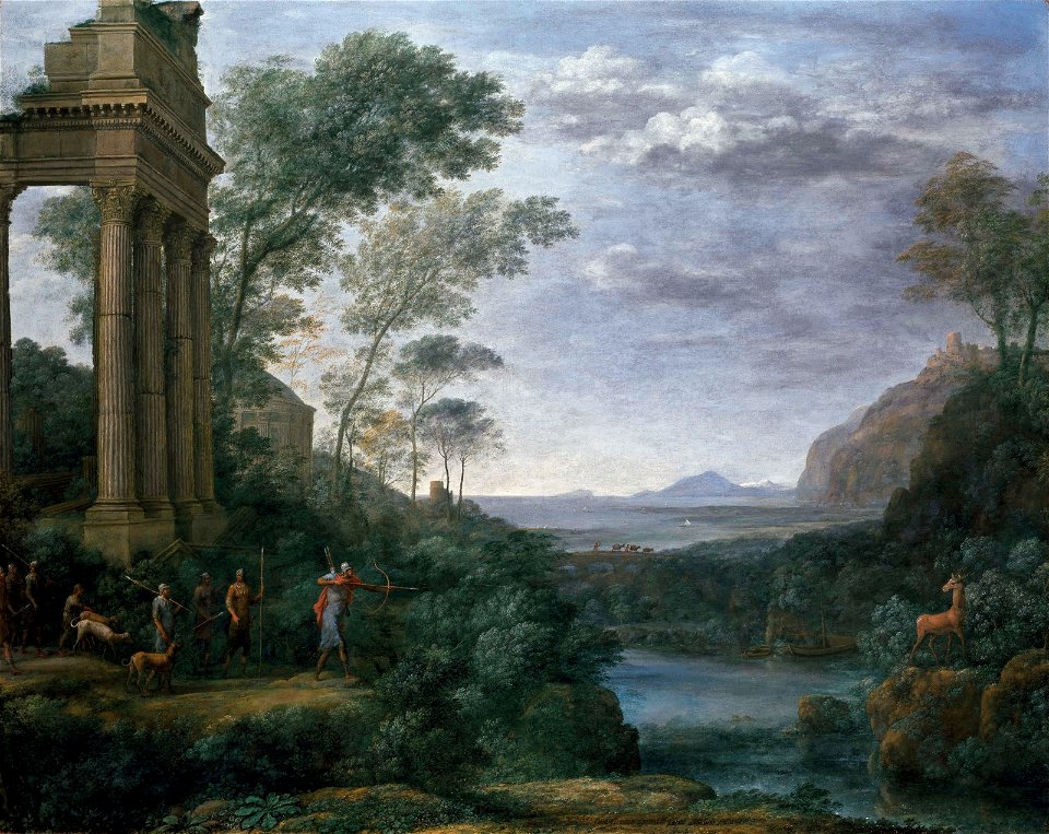 Ascanius Shooting the Stag of Sylvia 1682 Claude Lorrain