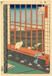 Asakusa ricefields and Torinomachi festival (Asakusa tanbo Torinomachi mōde) (CBL J 2695)