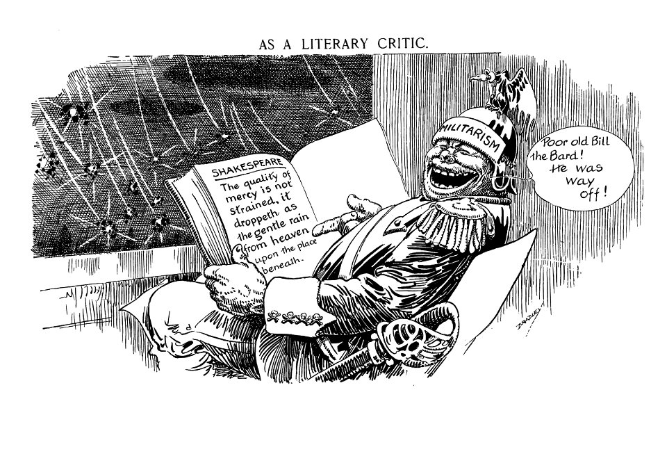 As a literary critic. - Luther D. Bradley