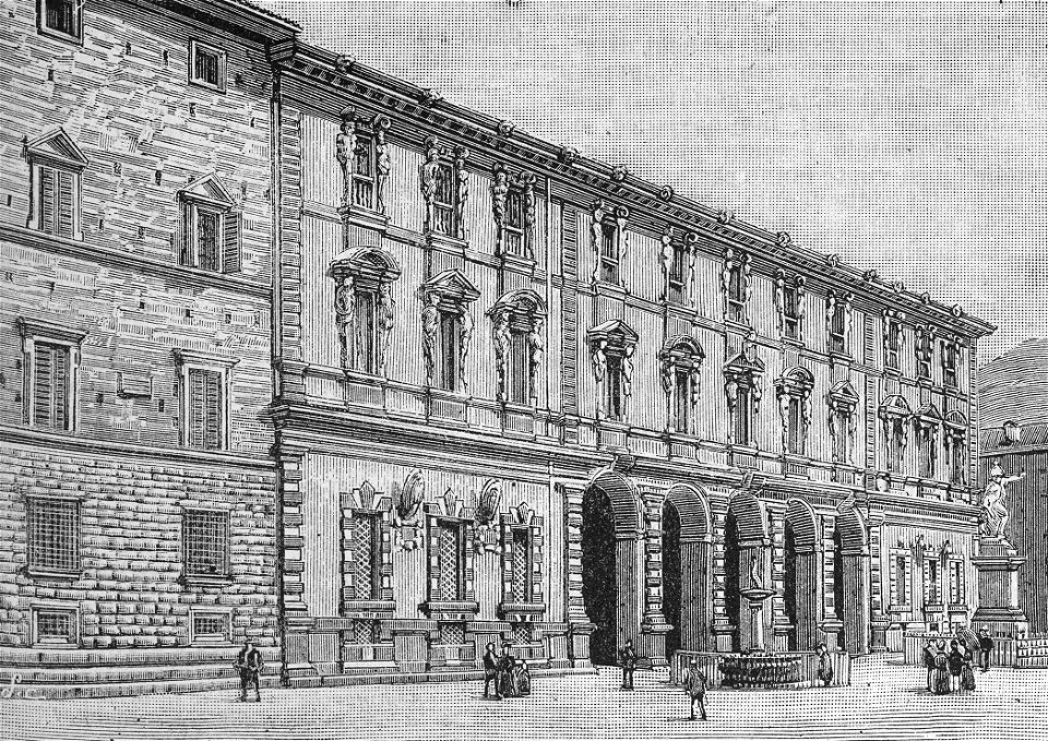 Ascoli Piceno – Palazzo Comunale (xilografia)