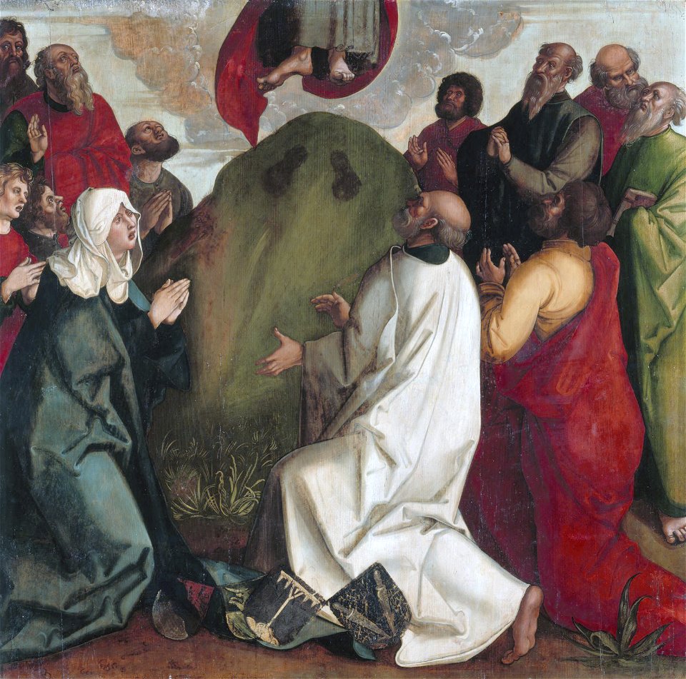 Ascension of Christ, by the Master of the Dominican Cycle