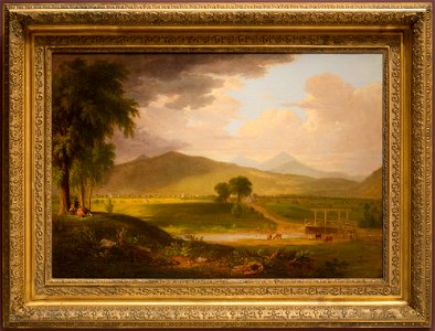 Asher Brown Durand - View of Rutland, Vermont - 42.59 - Detroit Institute of Arts