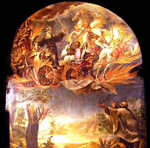 Ascensión de Elías, de Juan de Valdés Leal (Iglesia de Ntra. Sra. del Carmen de Córdoba)