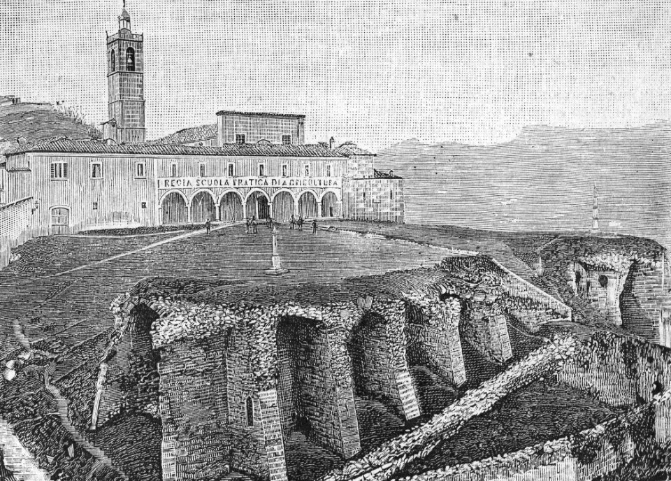Ascoli Piceno – Sostruzioni della Nunziata (xilografia)