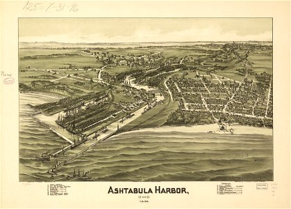 Ashtabula Harbor, Ohio 1896. LOC 75694910