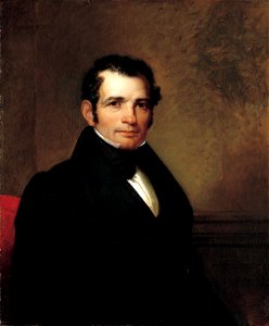 Asher Brown Durand - Portrait of Luman Reed. Free illustration for personal and commercial use.