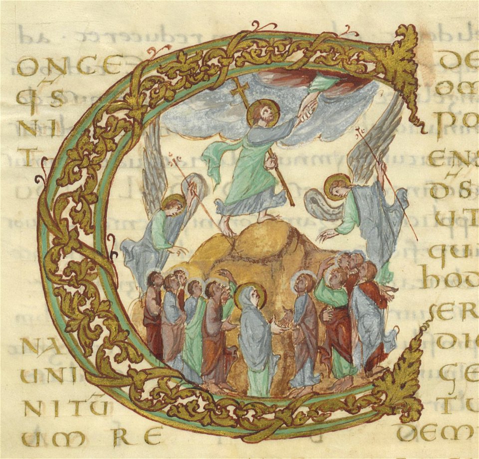 Ascension, sacramentaire de Drogon