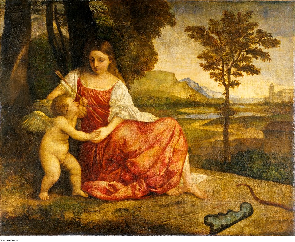 Ascribed to Titian - Venus and Cupid, c.1510 - c.1515