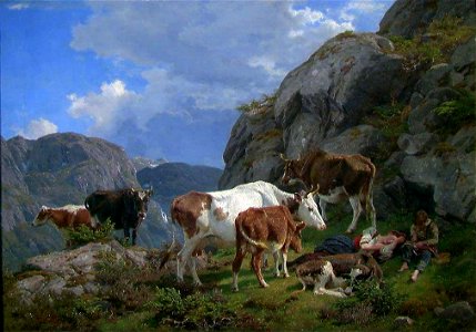 Anders Askevold - Rest at Noon in the Mountains - NG.M.00449 - National Museum of Art, Architecture and Design
