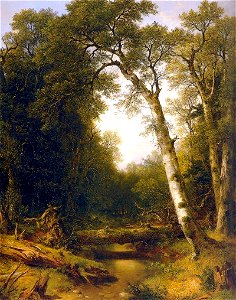 Asher Brown Durand - A Stream in the Wood - WGA6887