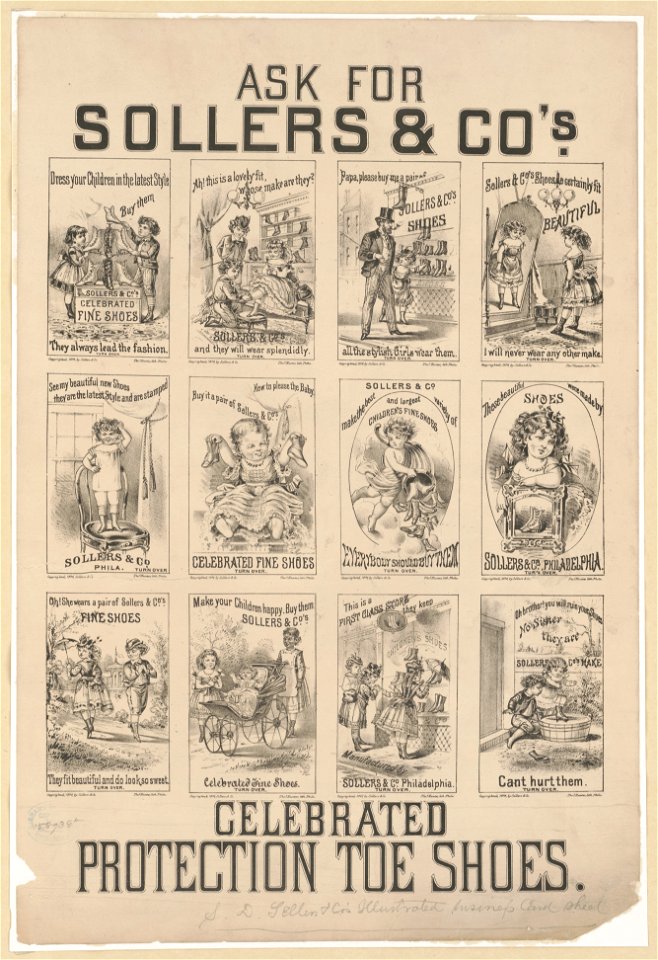 Ask for Sollers & Co.'s celebrated protection toe shoes LCCN2004670322